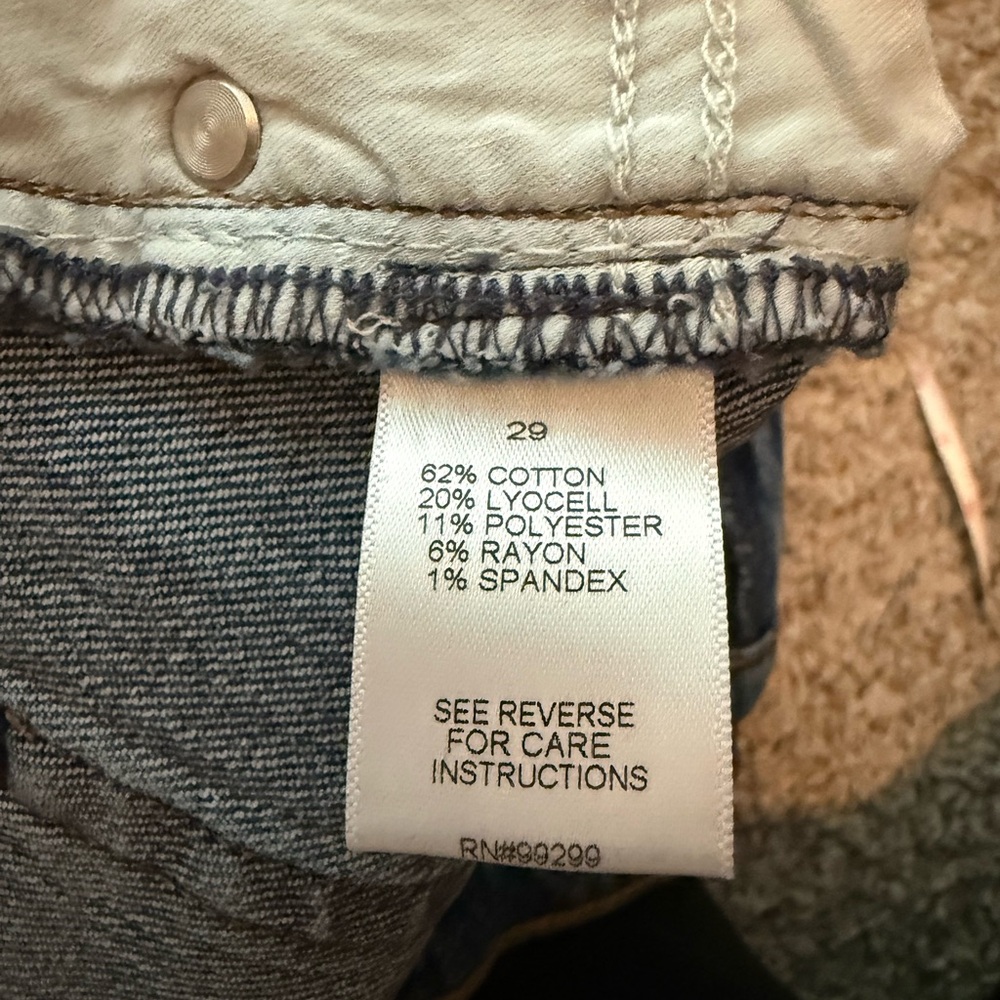 Evereve Denim Mini Skirt - 29 - Picture 6 of 6